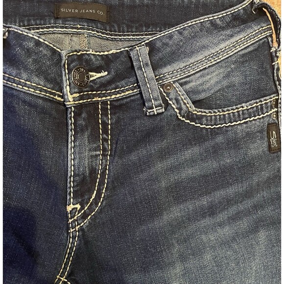 Silver Suki Bootcut Western Glove Works Jeans Women Size W29/L32 - Picture 6 of 7